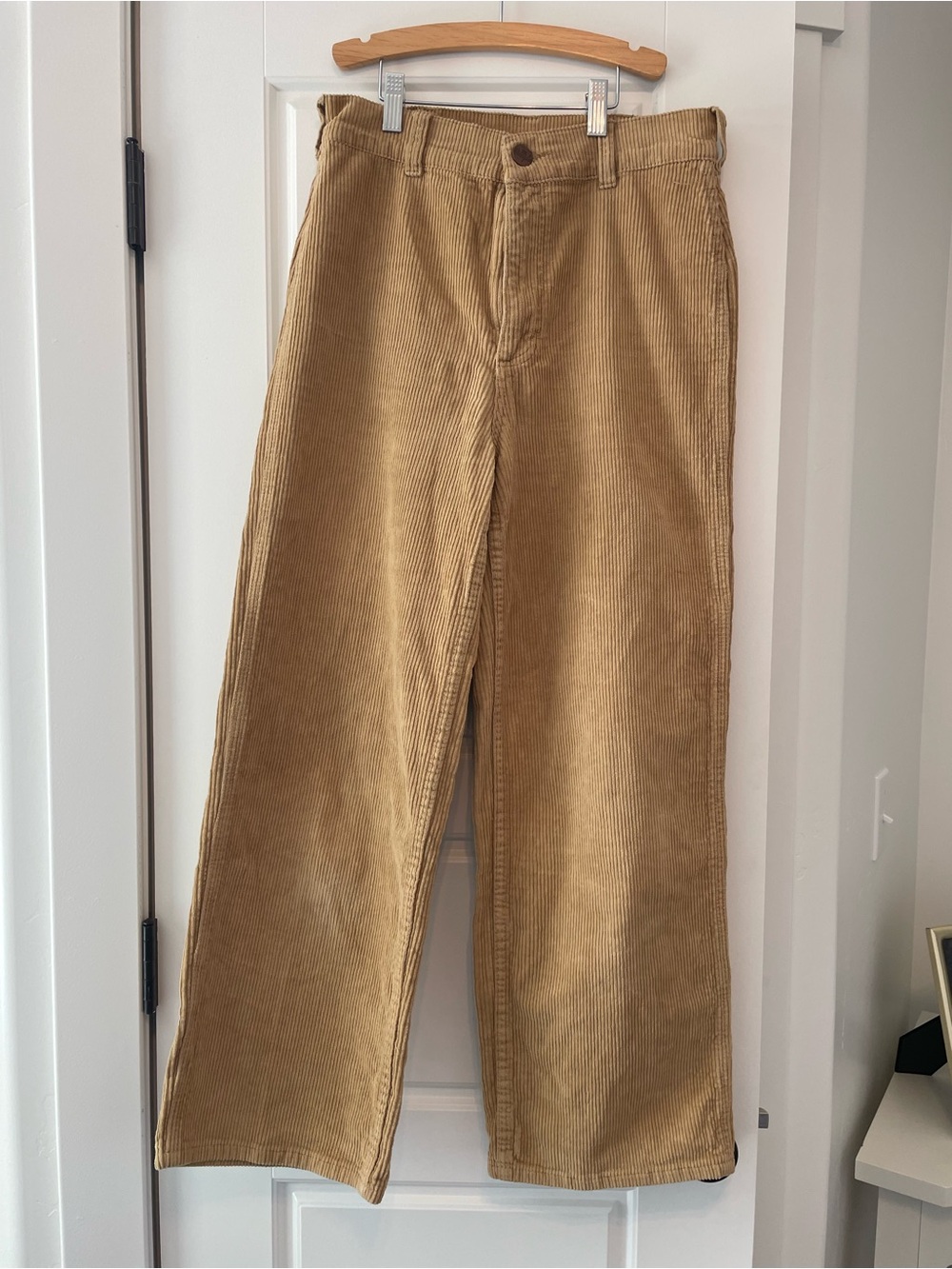 Wrangler Women's Wide-Leg Corduroy Pants in Light Brown